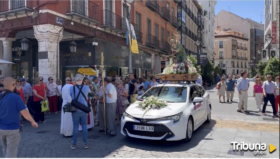 San Cristóbal bendice un año más a los taxis vallisoletanos 