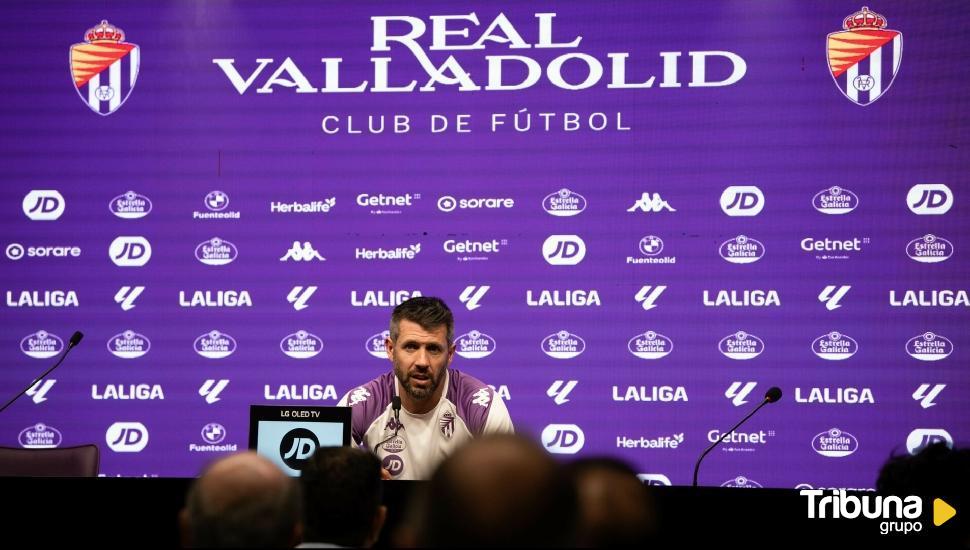 Pezzolano: "El Real Valladolid va a tener unos cimientos mucho más fuertes"