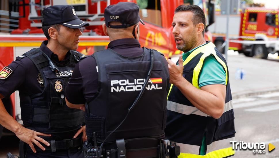 La intervención heroica del Policía Nacional que salvó la vida de su vecino entre las llamas y los escombros