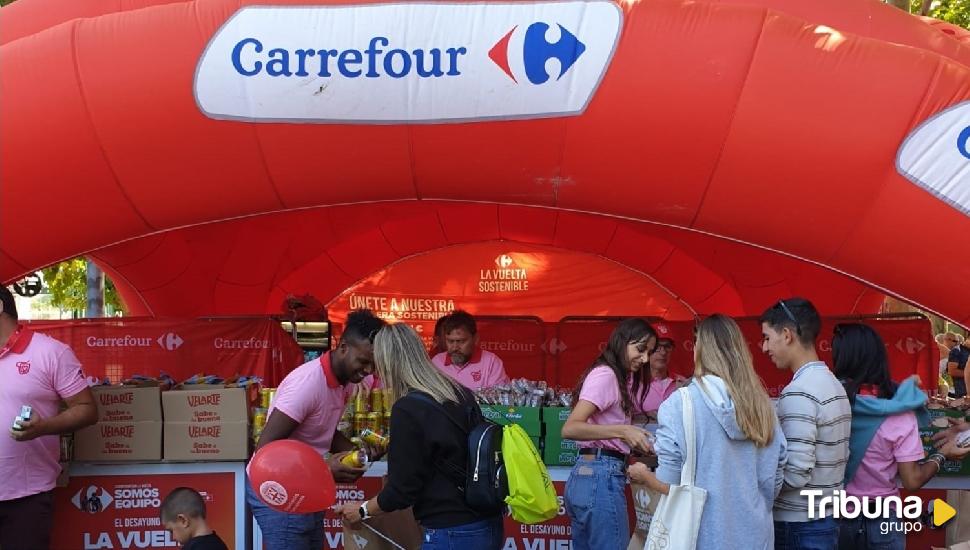 Carrefour celebra el paso de La Vuelta en Valladolid