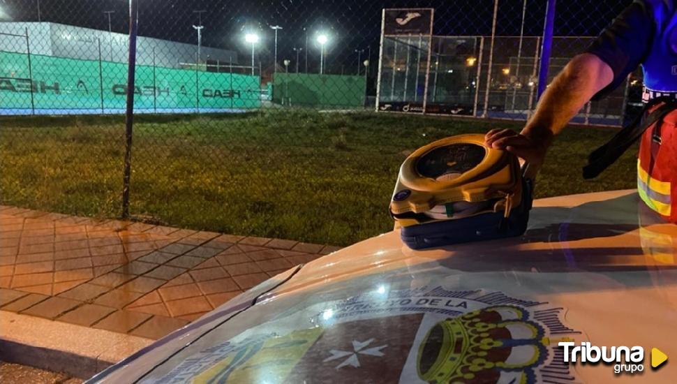Reaniman a un hombre que se desplomó cuando jugaba al pádel en Valladolid