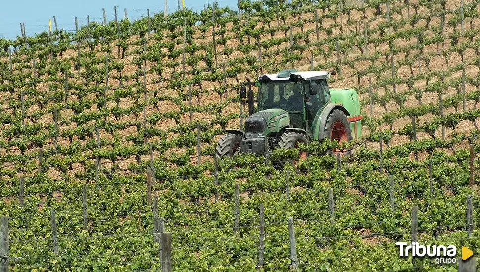 Heridos dos hombres al ser atropellados por un tractor fuera de control