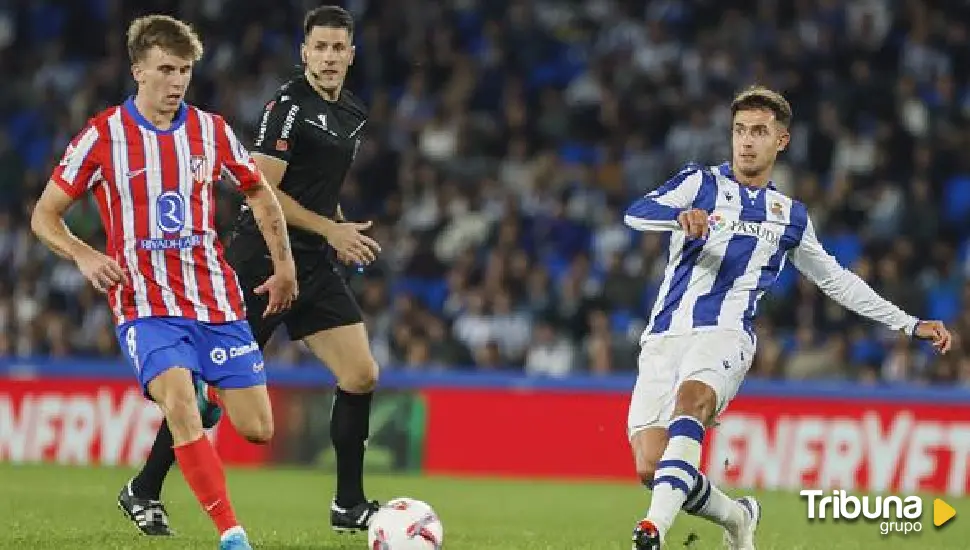 La Real y el Atlético empatan en un partido sin dueño