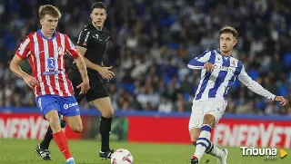 La Real y el Atlético empatan en un partido sin dueño