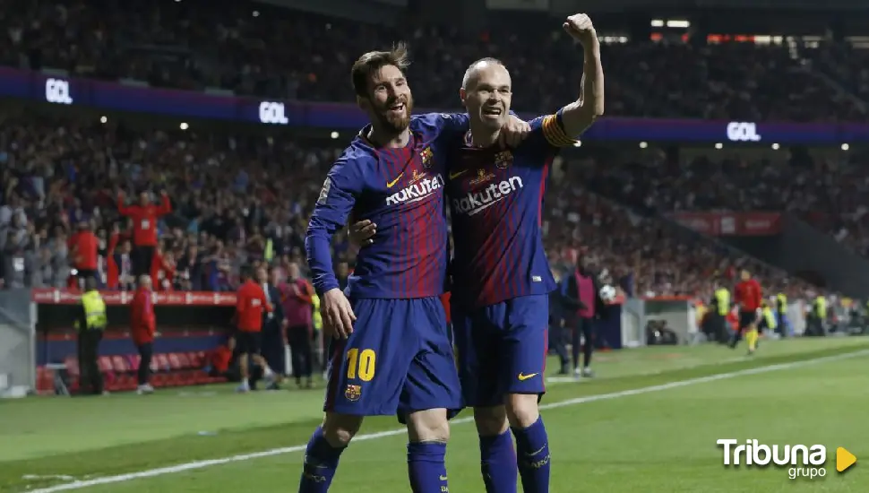 El adiós de Messi a Iniesta: "La pelota te va a extrañar y nosotros también"