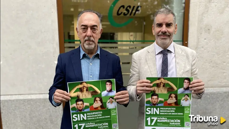 CSIF convoca una manifestación en Valladolid para exigir "salarios dignos"