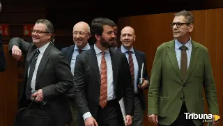 Mañueco, Tudanca, Abascal y García-Gallardo ponen como "ejemplo" a Javier Carrera, una "excelente persona"