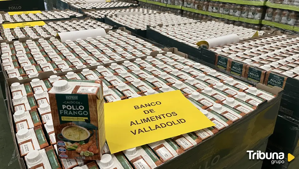 El Banco de Alimentos de Valladolid ha recibido más de 108 toneladas de comida de los clientes de Mercadona 