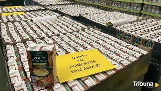 El Banco de Alimentos de Valladolid ha recibido más de 108 toneladas de comida de los clientes de Mercadona 