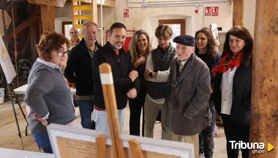 La antigua fábrica de harinas de Rioseco acoge hasta el domingo 'Agua, arte y vida. Canal de Castilla'