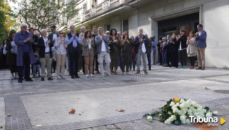 San Sebastián homenajea la figura de Lorenzo Motos, un vallisoletano víctima de ETA en 1980