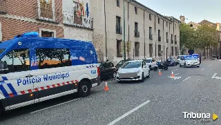 Circula ebrio y sin el carnet de conducir por Valladolid: la Policía le caza en la calle Chancillería