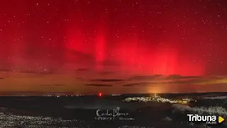 Las auroras boreales en Valladolid, bajo la mirada de un fotógrafo: "Disfruté mucho, no fue casualidad"