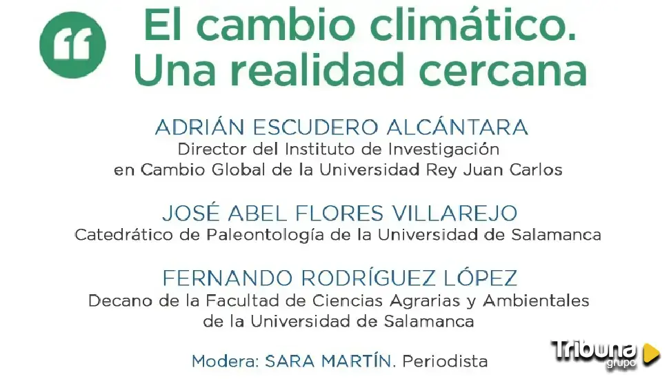 Sigue en directo la jornada de TRIBUNA sobre el cambio climático