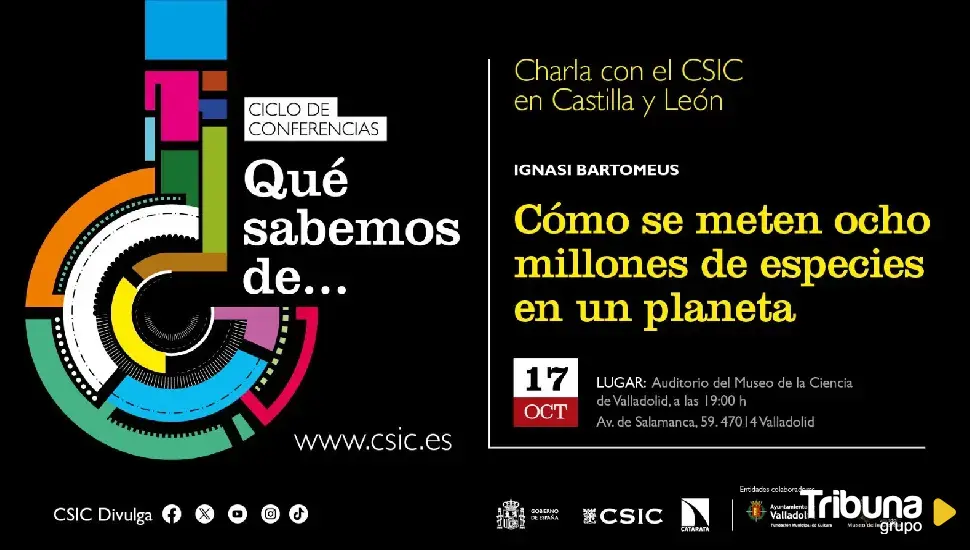 El Museo de la Ciencia acoge este jueves la charla sobre biodiversidad '¿Cómo se meten ocho millones en un planeta?'