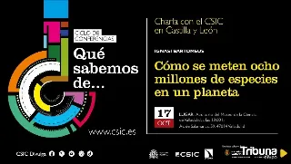 El Museo de la Ciencia acoge este jueves la charla sobre biodiversidad '¿Cómo se meten ocho millones en un planeta?'