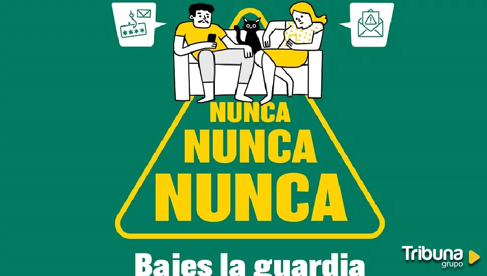 'Nunca, nunca, nunca bajes la guardia', la campaña de Eurocaja Rural en materia de ciberseguridad