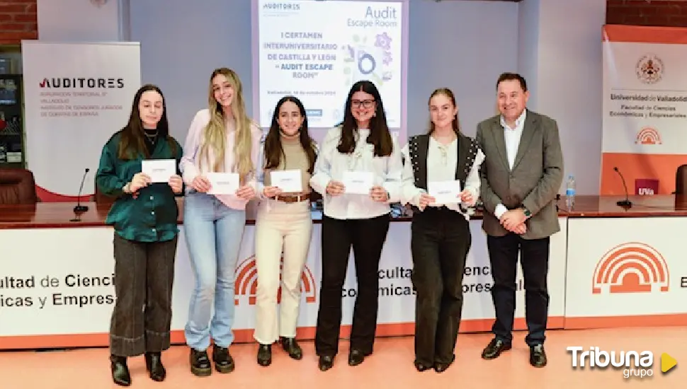 Alumnos de cinco universidades de Castilla y León compiten en el primer certamen regional 'Audit Escape Room'