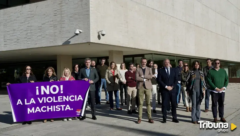 Las Cortes se suman al minuto de silencio por el asesinato de una mujer a manos de su expareja en Segovia