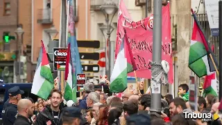 Las reivindicaciones pro Palestina y de los trabajadores de CyLTV se dejan ver en la Seminci