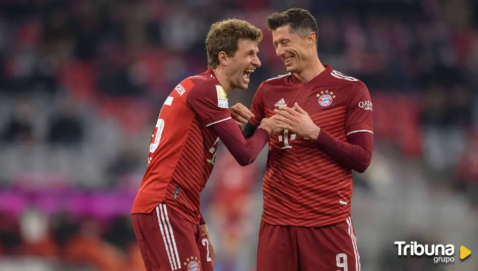 Müller y Lewandowski, una conexión "especial" entre compañeros 