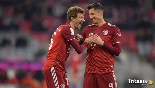 Müller y Lewandowski, una conexión "especial" entre compañeros 