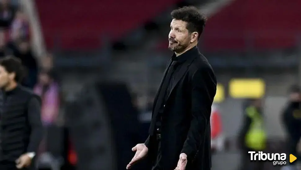 Simeone zanja la polémica con Courtois: "Soy un agradecido a todo el trabajo que hizo acá con nosotros"