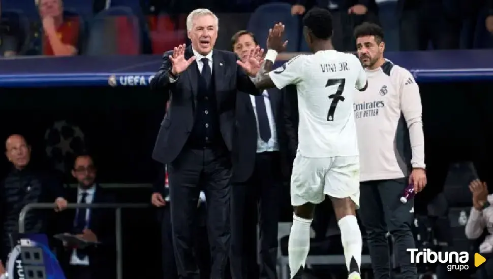 La apuesta de Ancelotti: "Vinícius va a ganar el Balón de Oro"