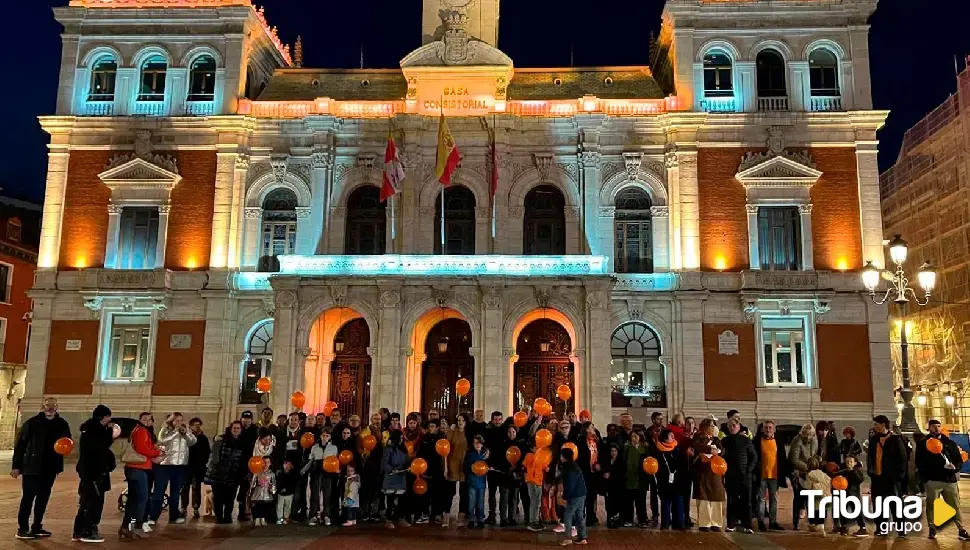 Valladolid se ilumina de naranja por el TDAH