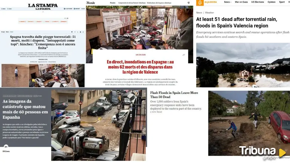 Los medios internacionales abren sus cabeceras con la tragedia: "España abrumada"