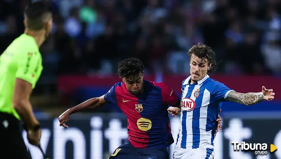 El Barcelona arrolla al Espanyol en Montjuïc