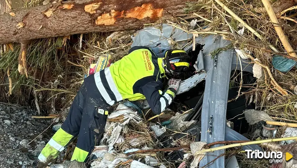 Un bombero de la Diputación de Valladolid en Aldaia: "Nunca he visto una cosa igual"