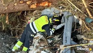 Un bombero de la Diputación de Valladolid en Aldaia: "Nunca he visto una cosa igual"