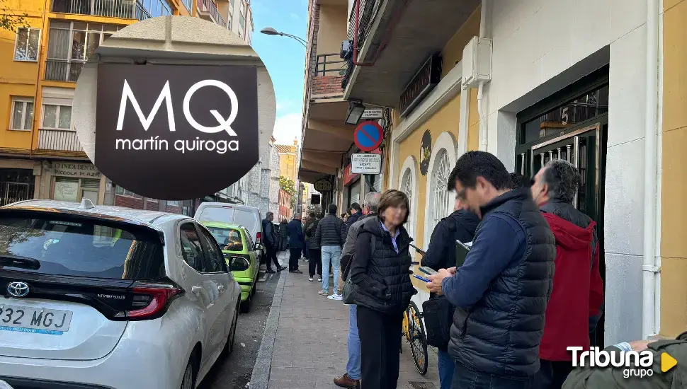 Largas colas desde la madrugada para hacerse con una mesa en este restaurante vallisoletano