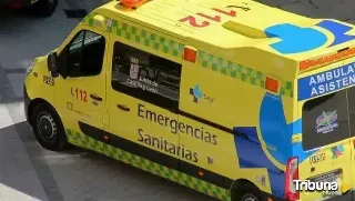 Herido el conductor de un vehículo que volcó en Cabezón