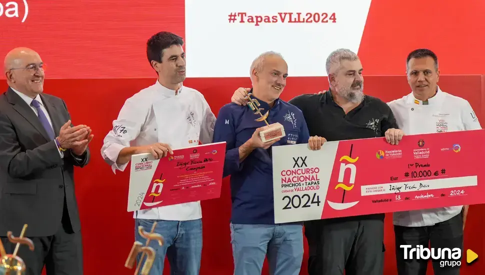 Iñigo Tizón, del Gran Sol de Hondarribia, gana el XX Concurso Nacional de Pinchos y Tapas