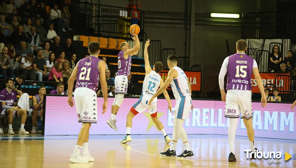 El UEMC Real Valladolid Baloncesto tira de fe para reaccionar a tiempo en Menorca