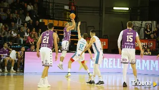 El UEMC Real Valladolid Baloncesto tira de fe para reaccionar a tiempo en Menorca