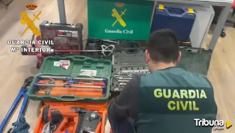 Desarticulado un grupo criminal dedicado al robo de herramientas en el interior de vehículos