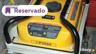 Detenidos por robar un generador eléctrico valorado en 850 euros en Fuensaldaña