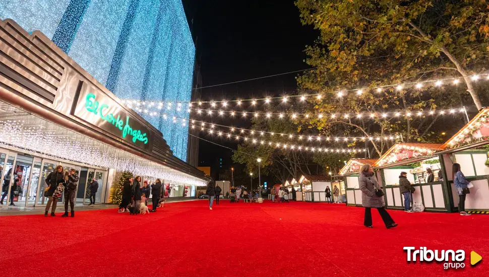 El Corte Inglés de Valladolid abre su Mercado de Navidad 