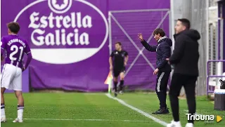 Álvaro Rubio dirigirá al Real Valladolid durante el encuentro de Copa ante el Real Ávila