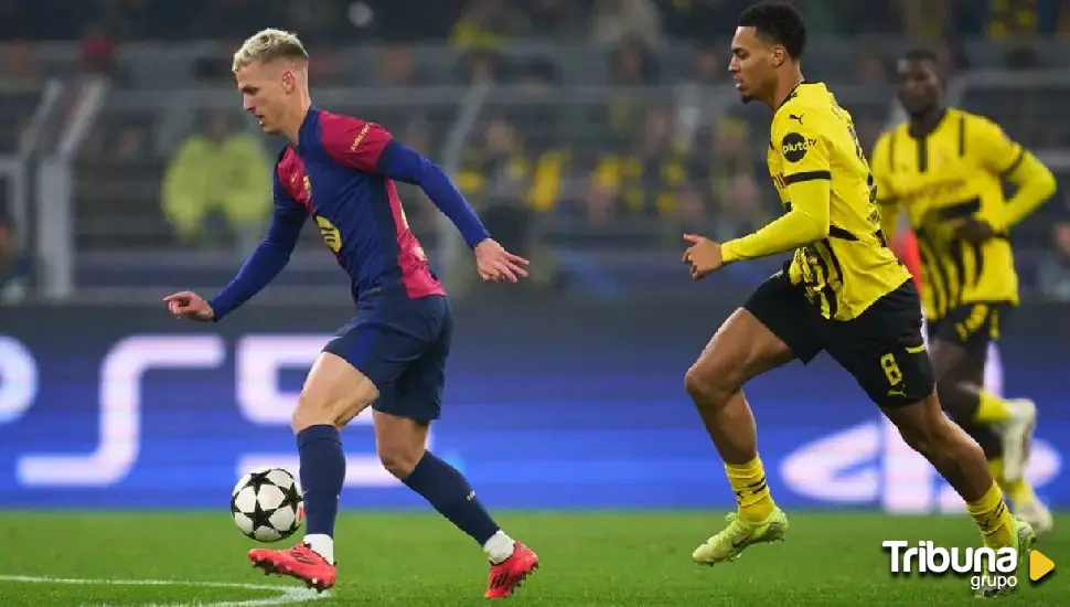 El Barcelona conquista Dortmund acercándose a los octavos de final