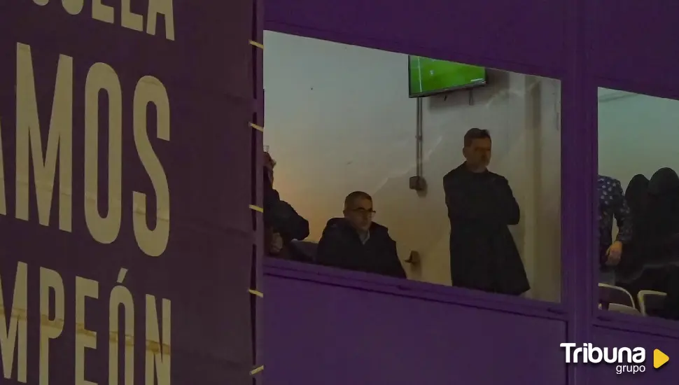 Diego Cocca, presente en el Real Valladolid-Valencia en un palco privado