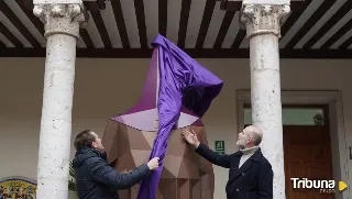 La escultura interactiva de promoción de la Semana Santa vallisoletana 