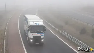 La niebla condiciona la circulación por carreteras de la Comunidad