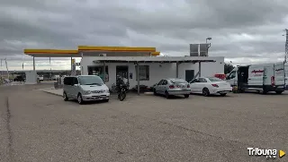 La estación de área de servicio de Villavieja: "Es la primera vez que vendemos lotería"