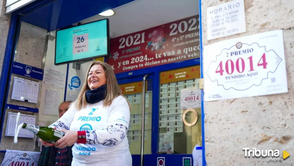 El segundo premio deja una lluvia de millones en Valladolid: ¡Más de 150.000.000!