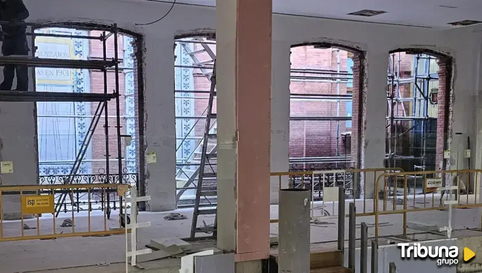 Así avanzan las obras en el interior del Ayuntamiento