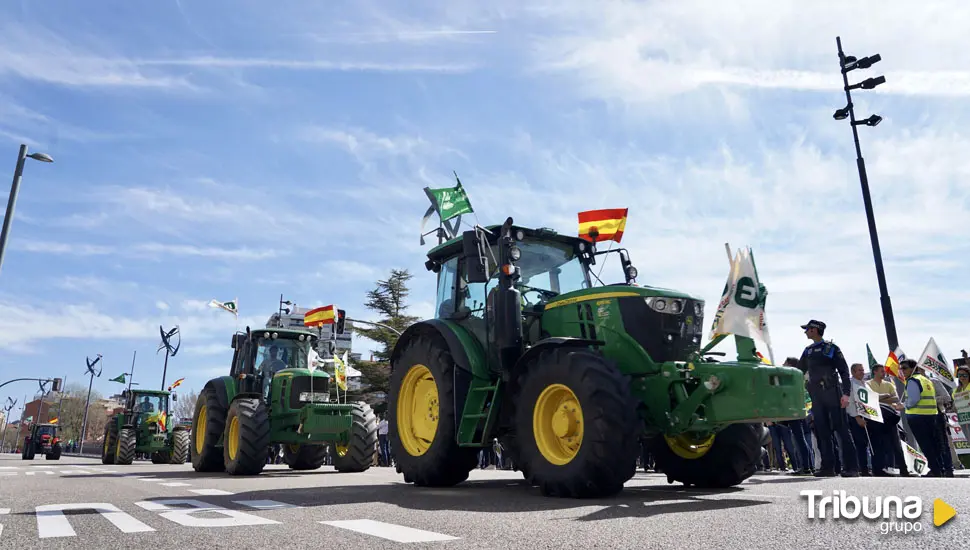 Estas son las calles que están cortadas en Valladolid este viernes por la tractorada